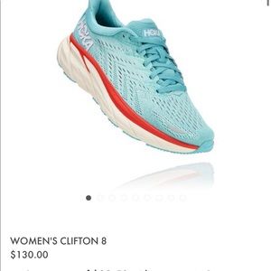 HOKA Women’s Clifton 8 Size 8.5 NWT and Box!